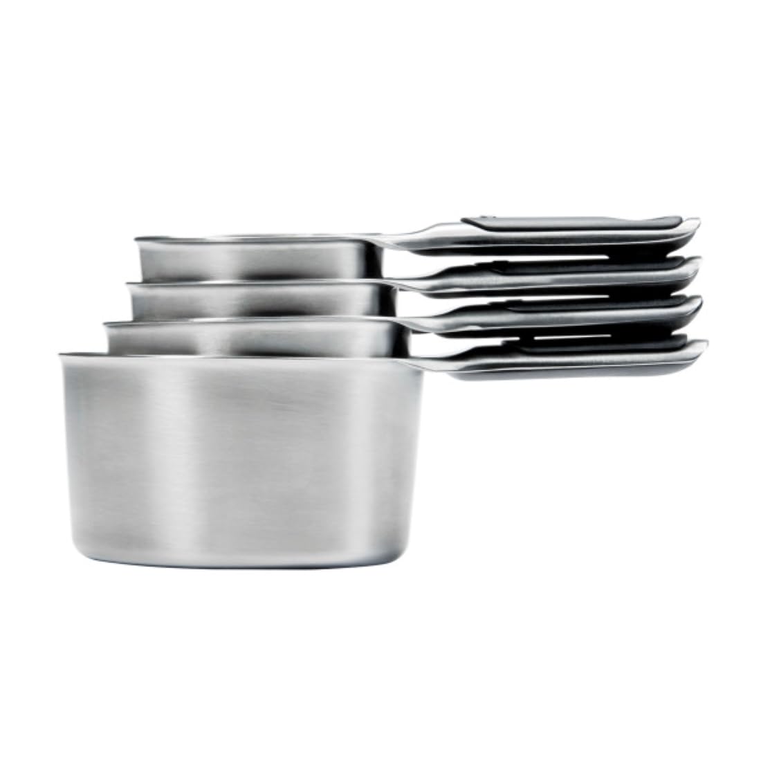OXO Good Grips measuring cups with magnetic snaps for easy one-at-a-time removal