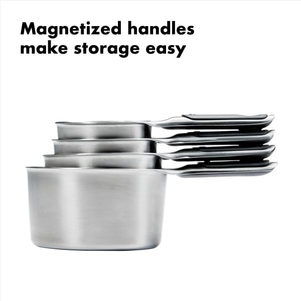 OXO Good Grips measuring cups with soft non-slip handles for comfort
