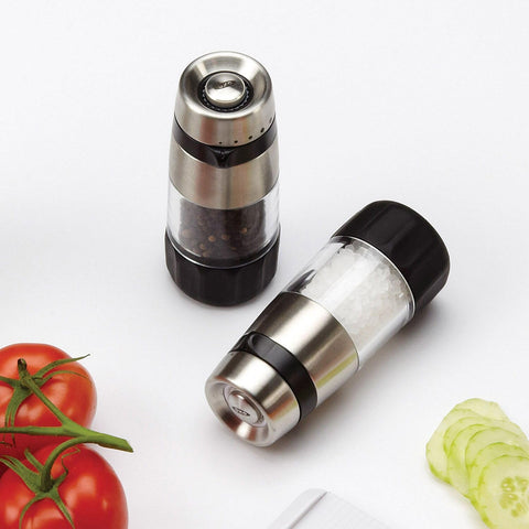 OXO Good Grips Mess-Free Pepper Grinder ceramic mechanism resists flavor transfer