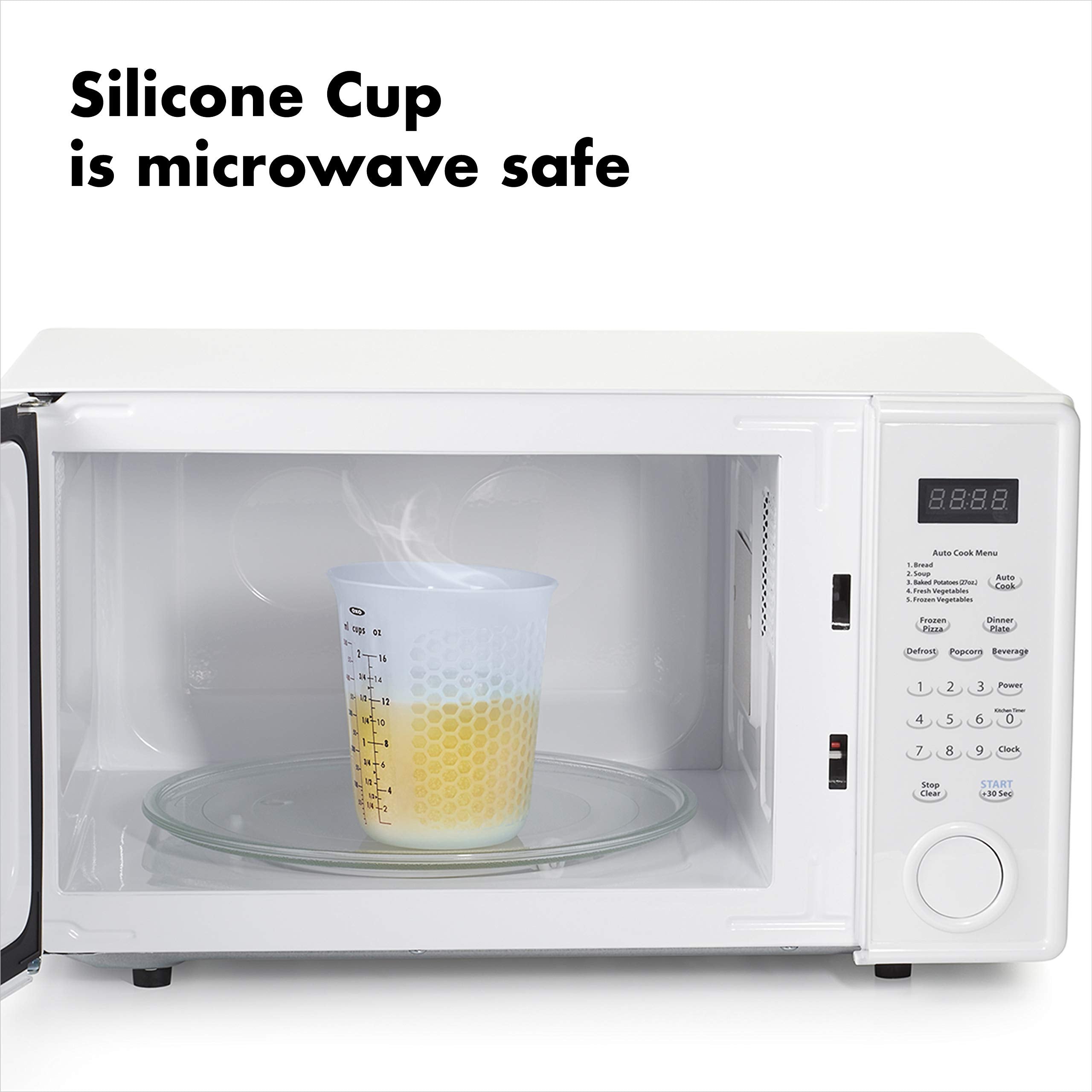 OXO Good Grips microwave-safe cup for melting butter or chocolate.