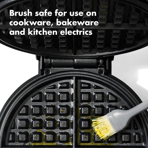 OXO Good Grips microwave-safe glass bottle allows warm oil handling