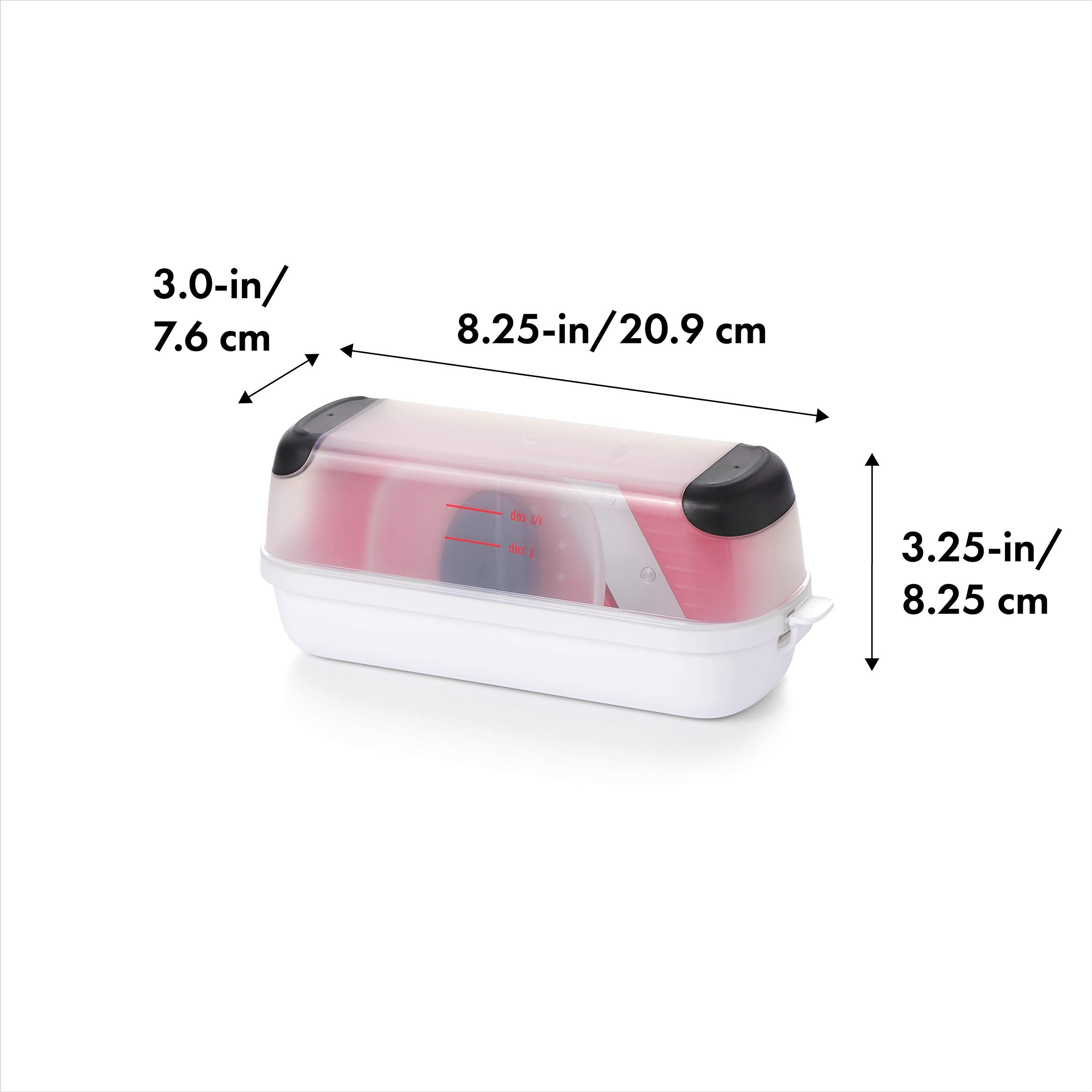 OXO Good Grips Mini Grate & Slice Set medium-grater focus for fluffy cheese shavings.