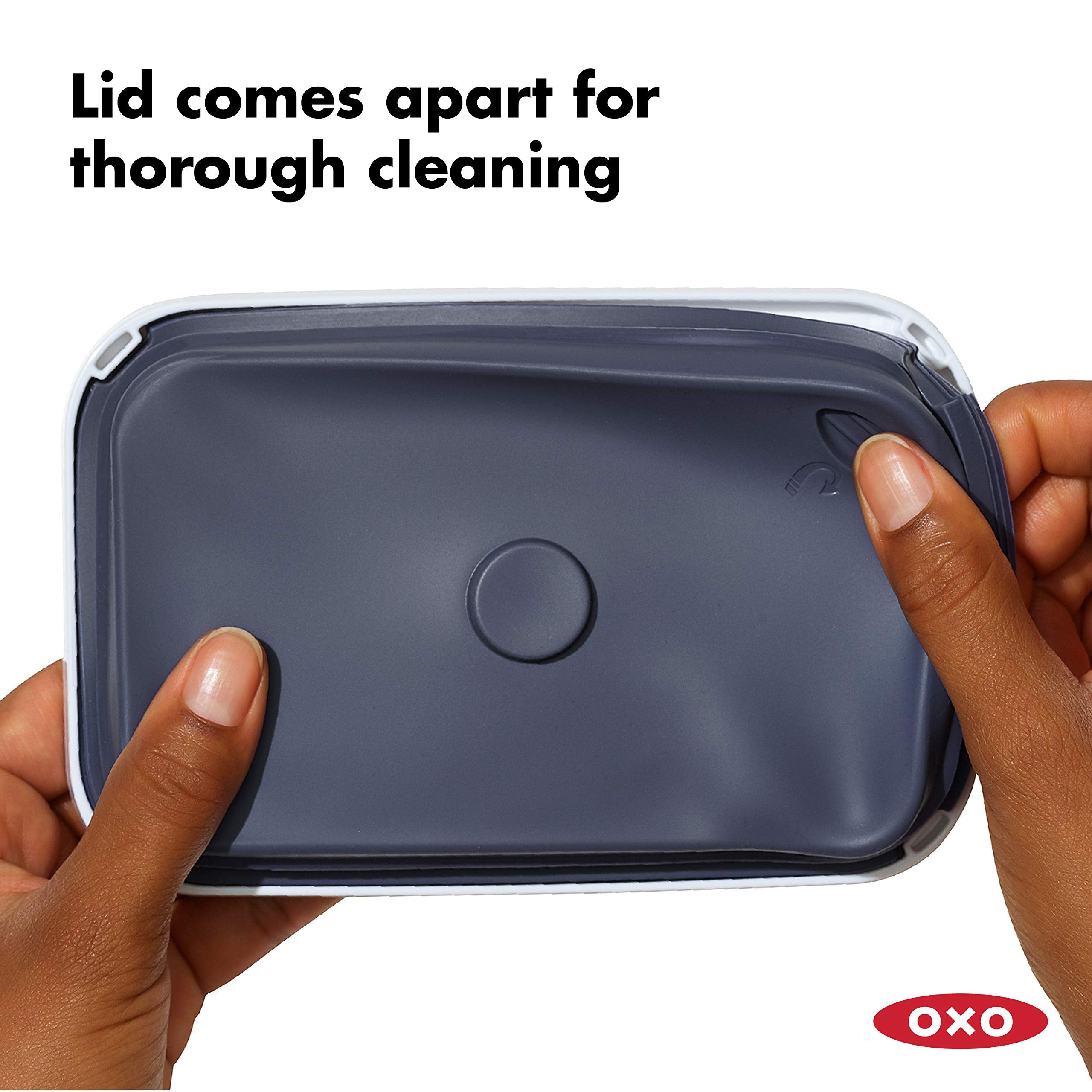 OXO Good Grips Mini POP containers keep desks, drawers, and bathrooms organized.