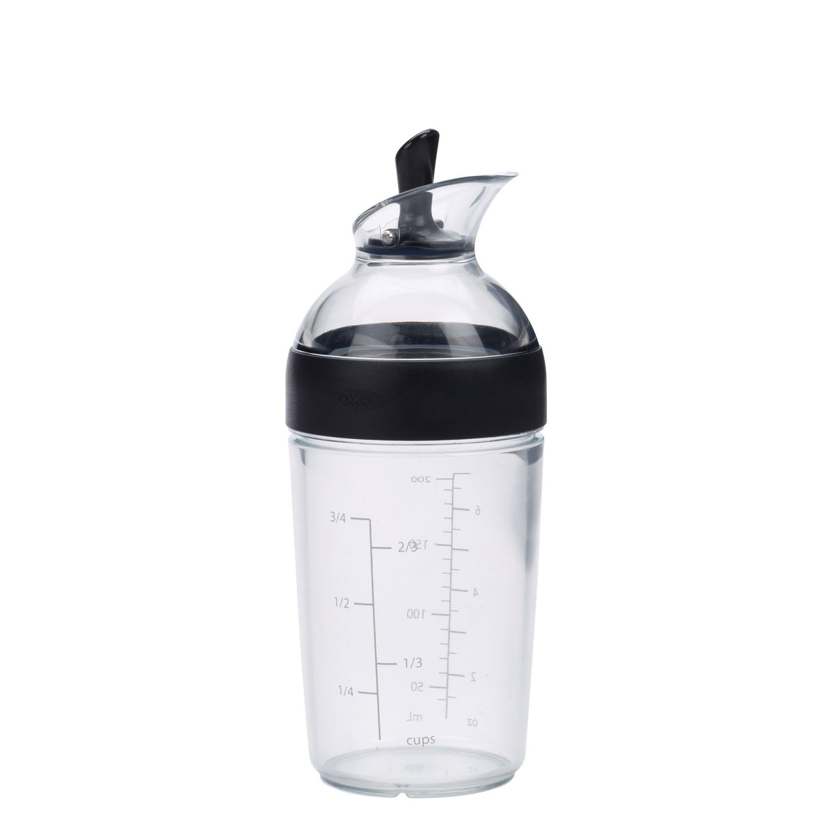 OXO Good Grips Mini Shaker cap open for easy ingredient addition.