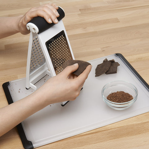 OXO Good Grips grater is dishwasher safe for quick cleanup