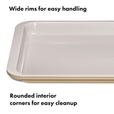 OXO Good Grips non-stick pan PFAS-free coating for safer use.