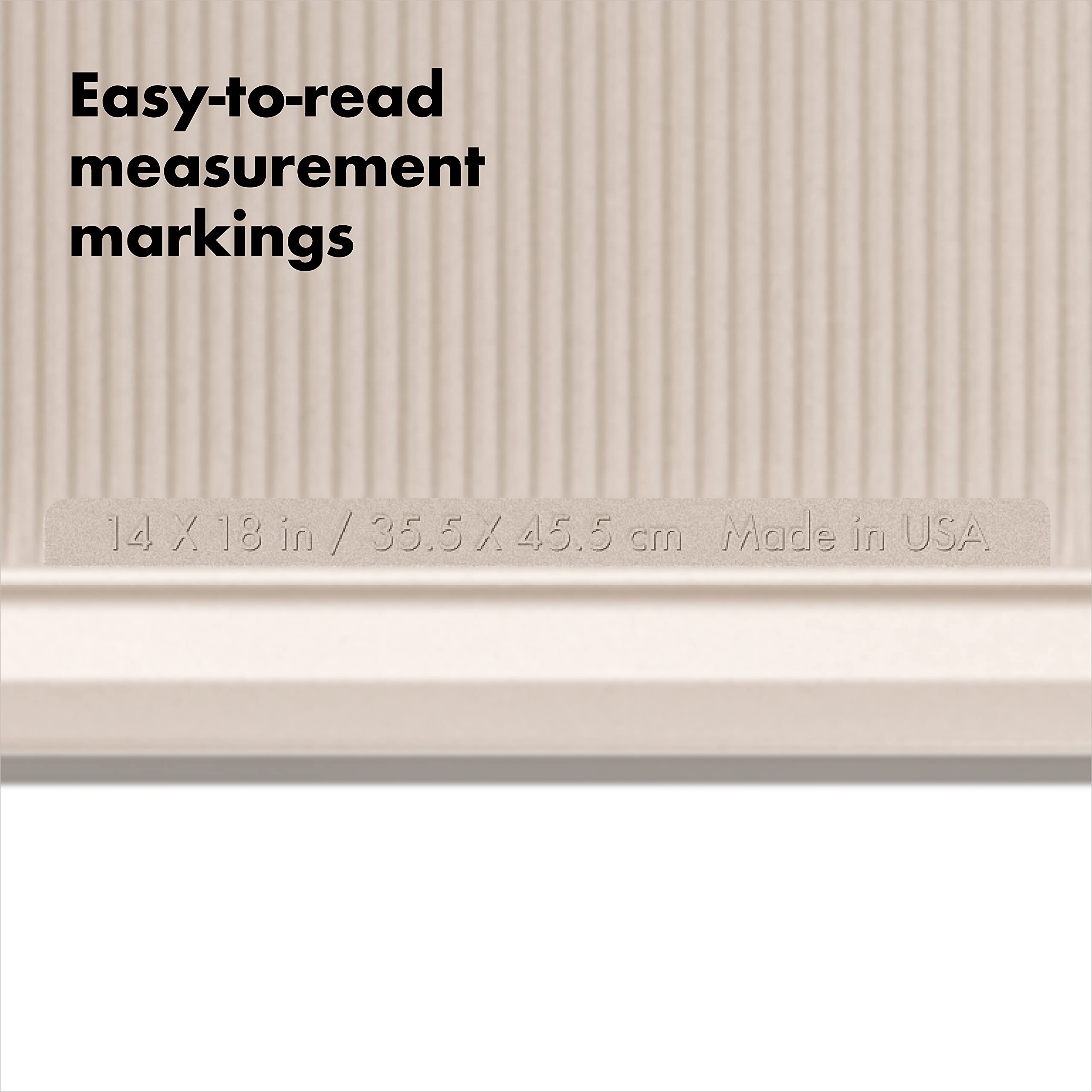 OXO Good Grips cookie sheet dimensions markings for quick sizing