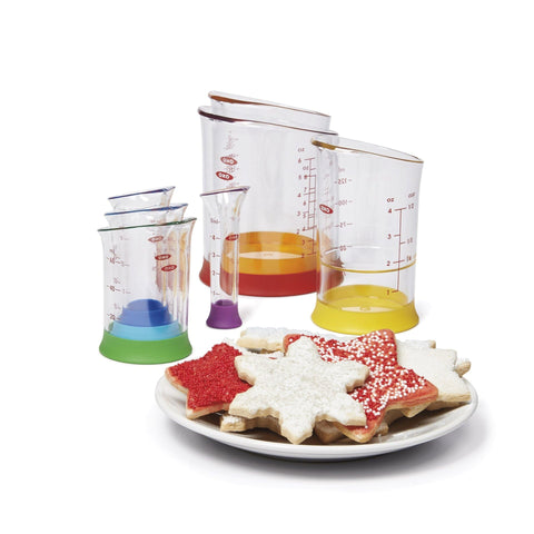 OXO Good Grips one-tsp beaker ideal for precise small-measure liquids.