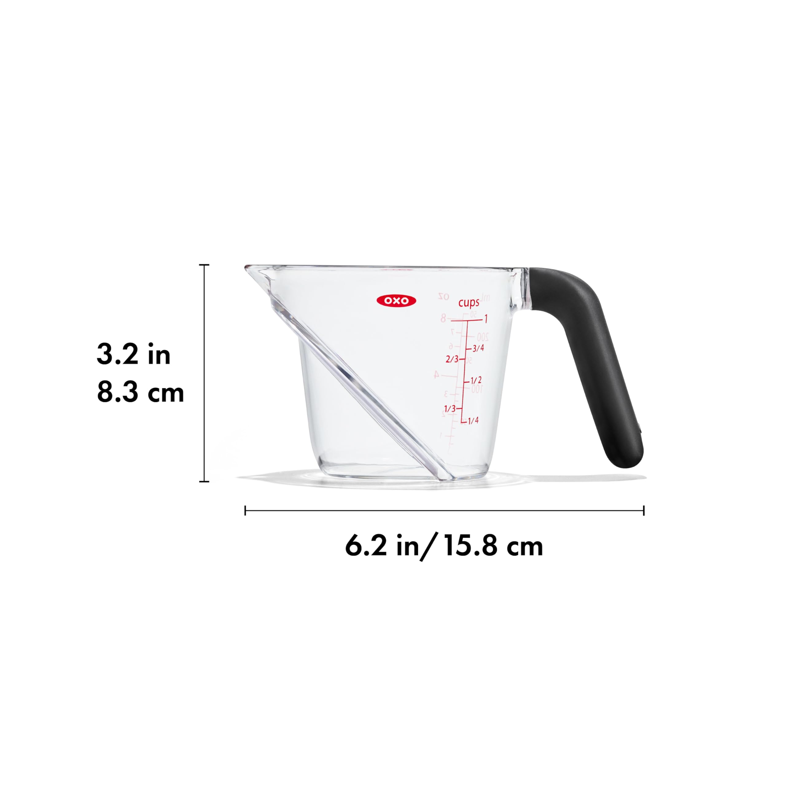 OXO Good Grips oval 1-cup design saves space on crowded counters.