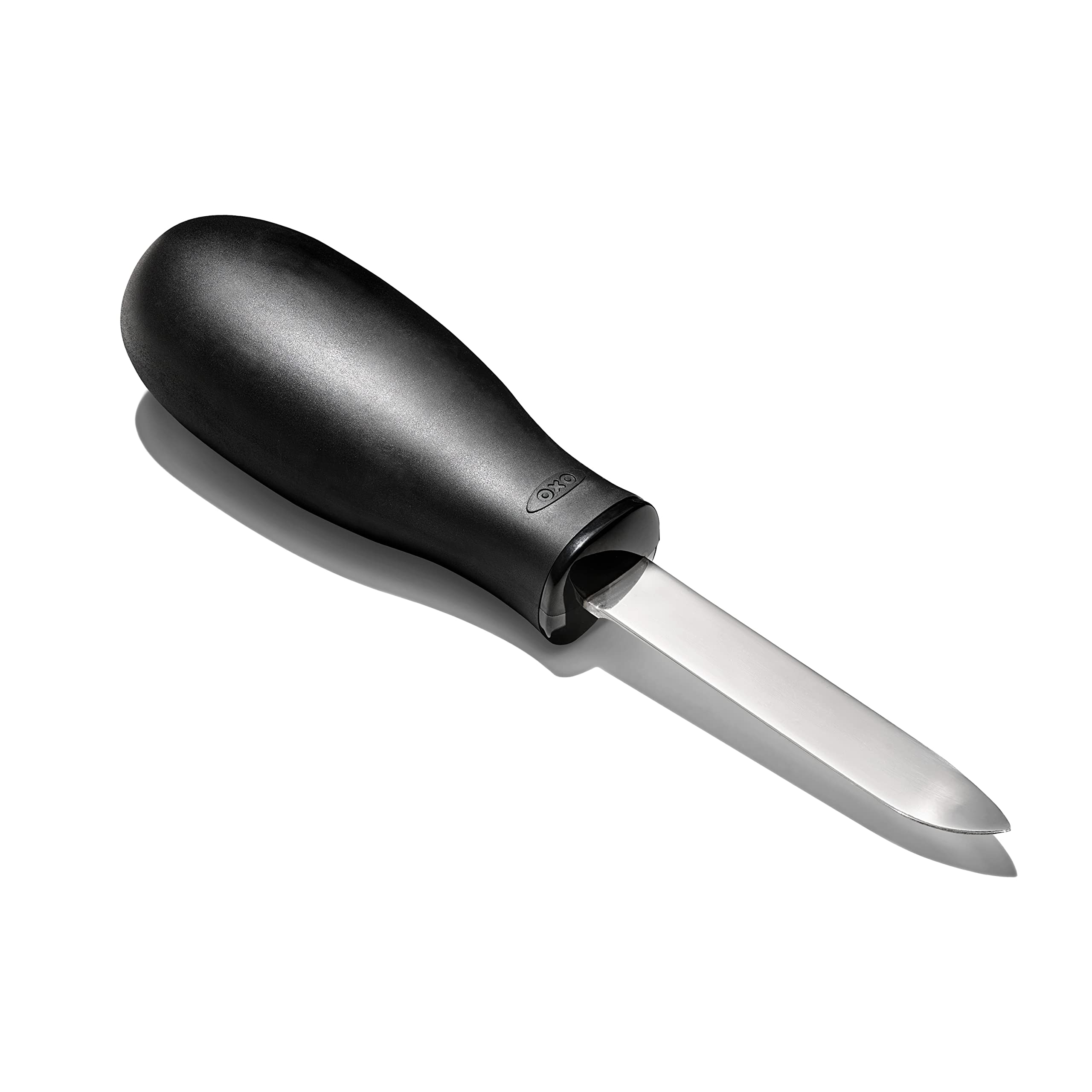 OXO Good Grips Oyster Knife with bent-tip blade opens shells easily