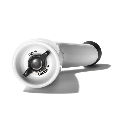 OXO Good Grips pepper mill base protects countertops from pepper dust
