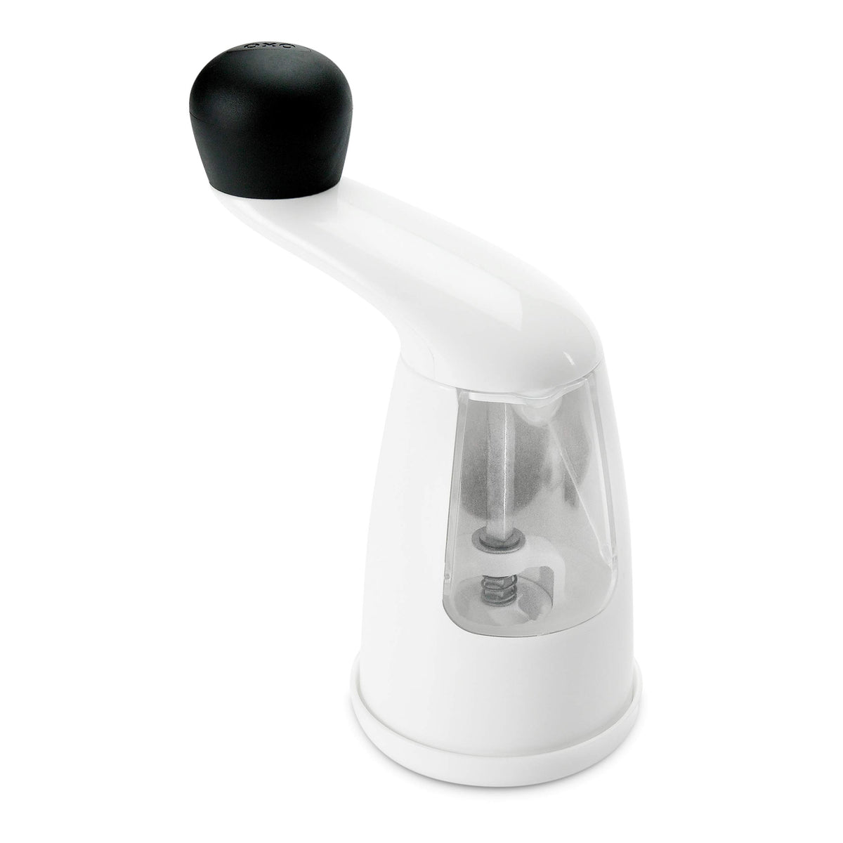 OXO Good Grips pepper mill with rotating handle for smooth, precise grinding