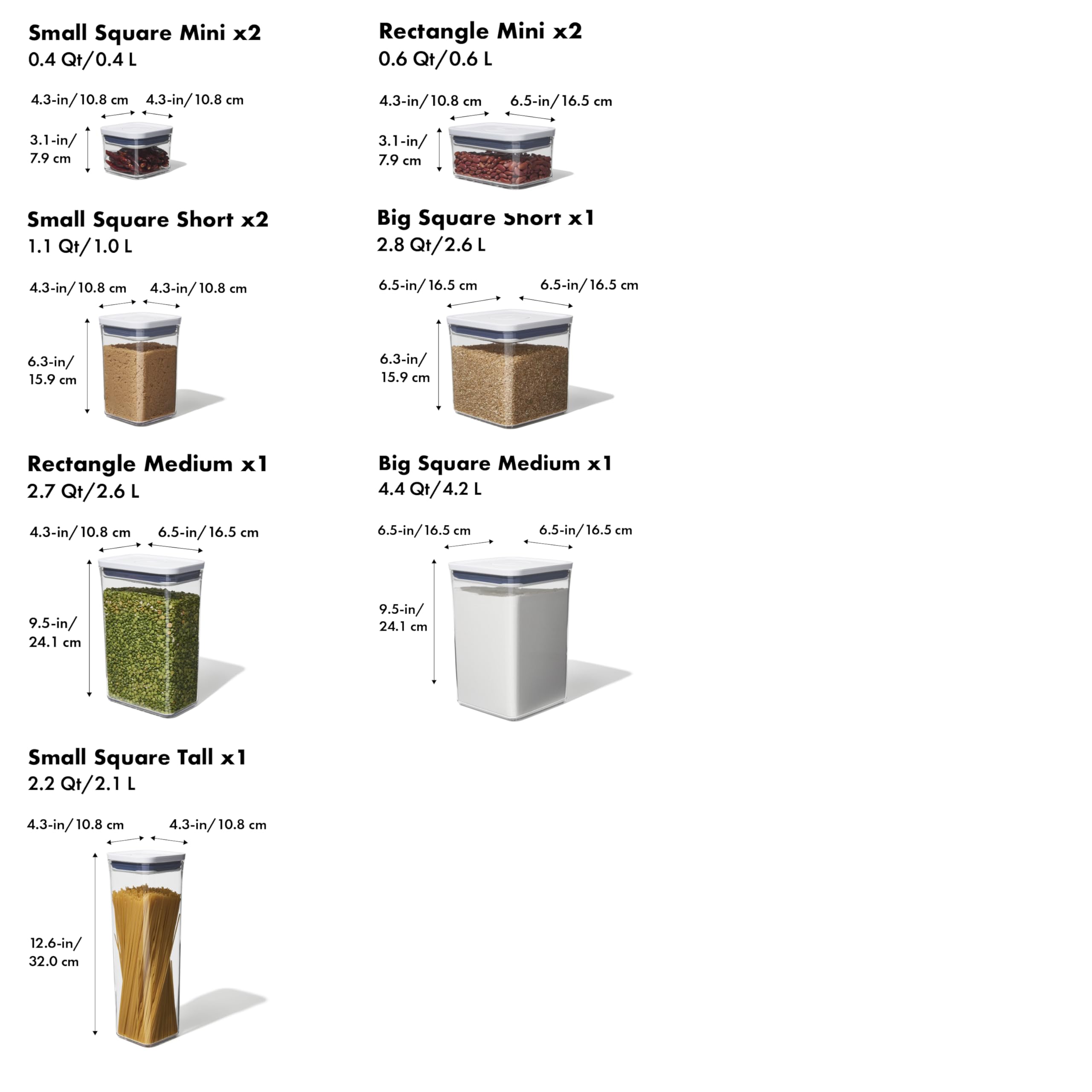 OXO Good Grips POP 0.6-qt container second compact option for grains