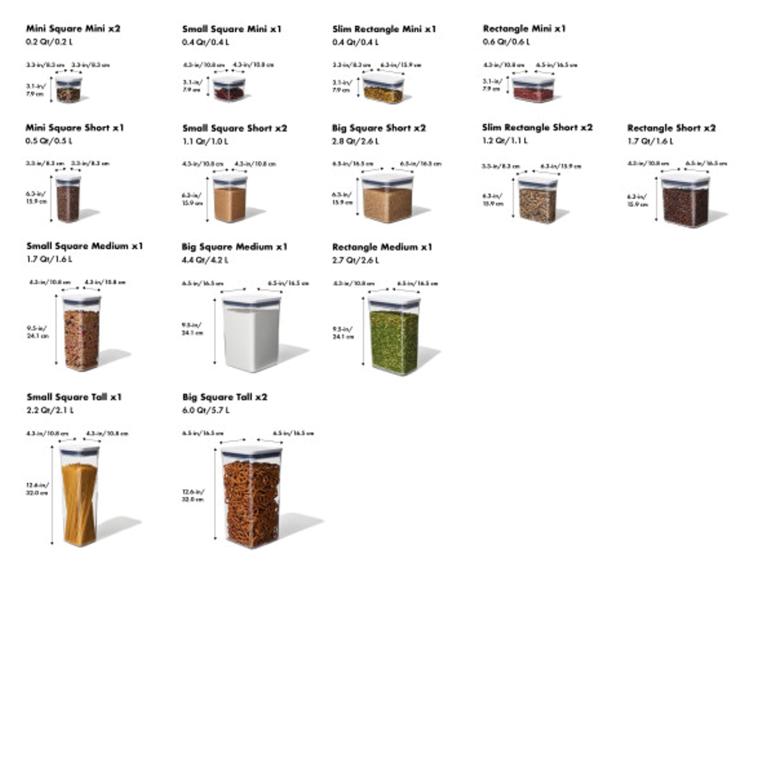 OXO Good Grips POP BPA-free containers offer safe, durable everyday storage