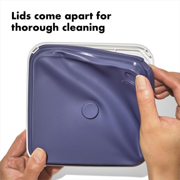 2.8 qt size fits about 5 lbs of sugar or cookies