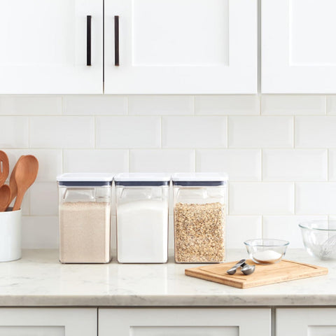 OXO Good Grips POP bulk set adapts to multiple storage needs.