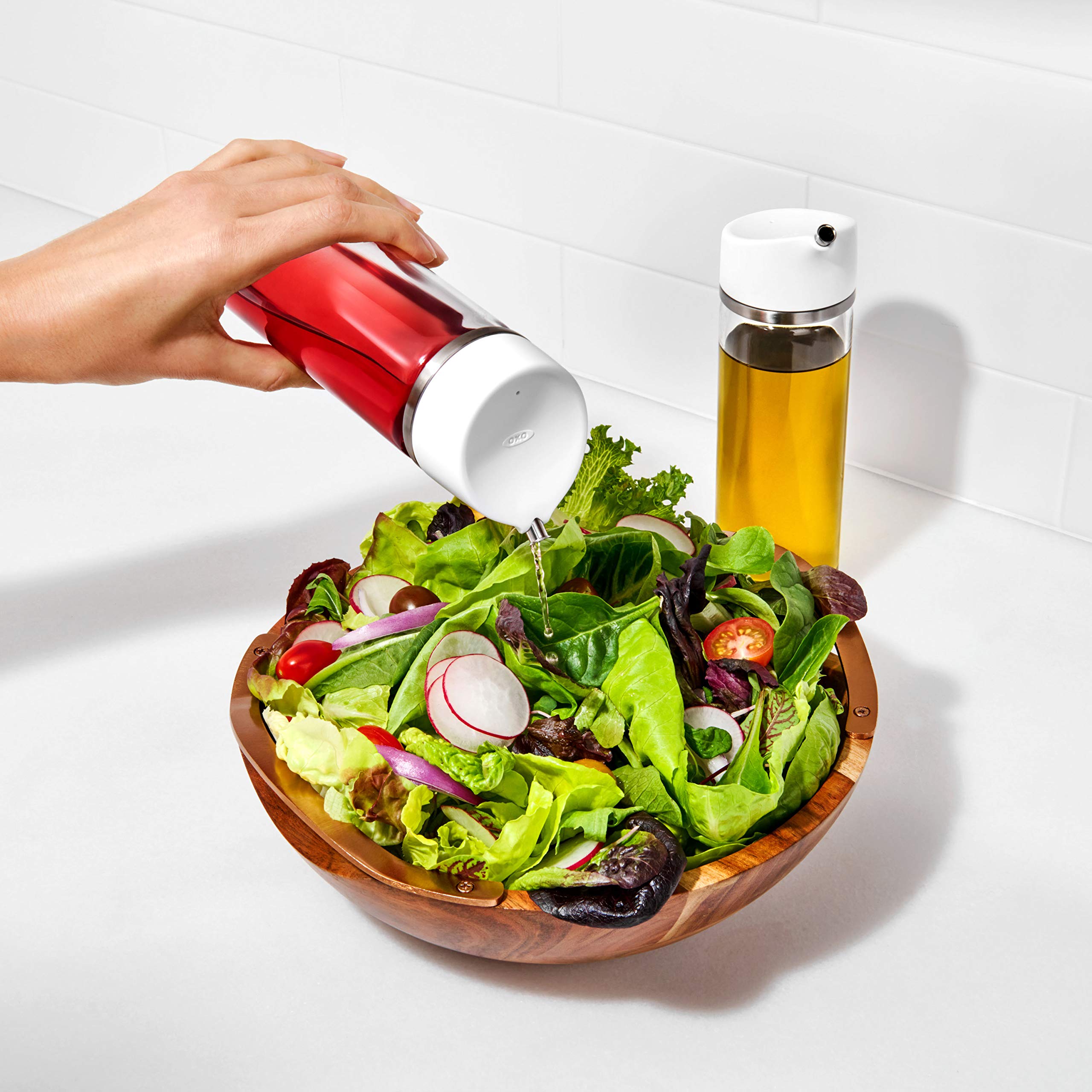 OXO Good Grips Precision Pour great for oil, vinegar, and soy sauce