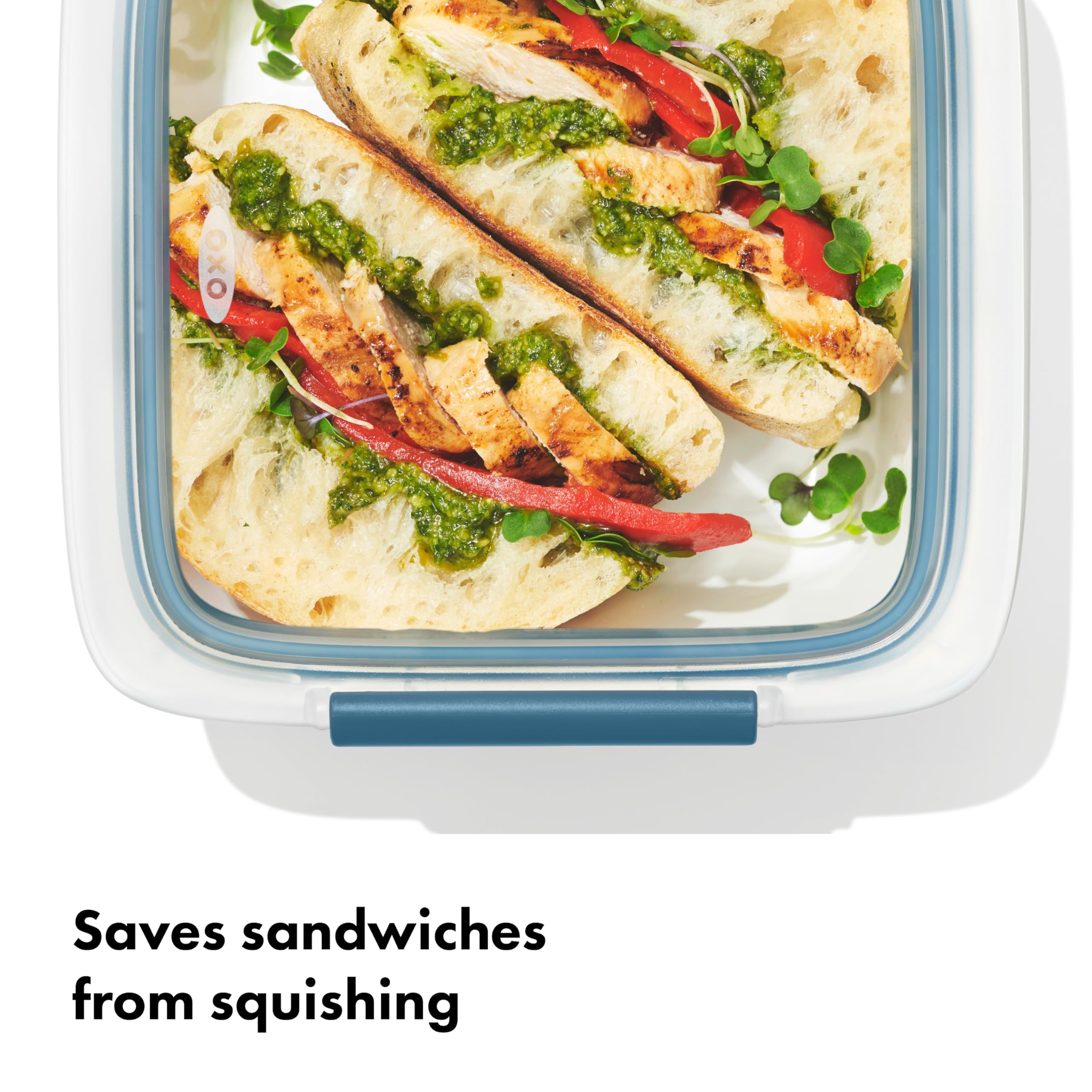 OXO Good Grips Prep & Go visibility window image showing quick lunch checks.