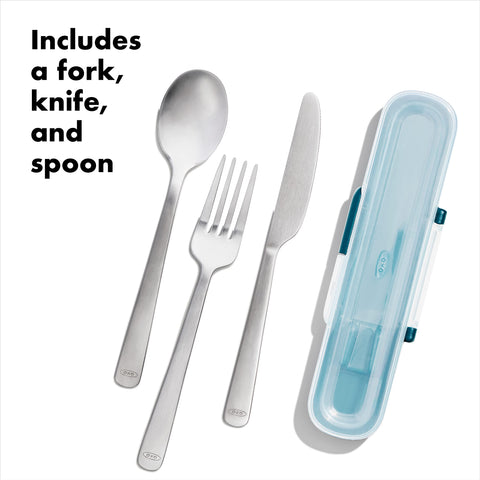 OXO Prep & Go case nests compactly for easy packing