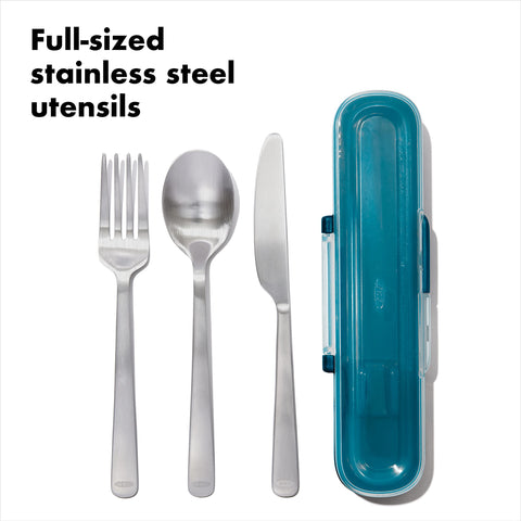 OXO Good Grips Prep & Go utensils stainless steel build for daily durability