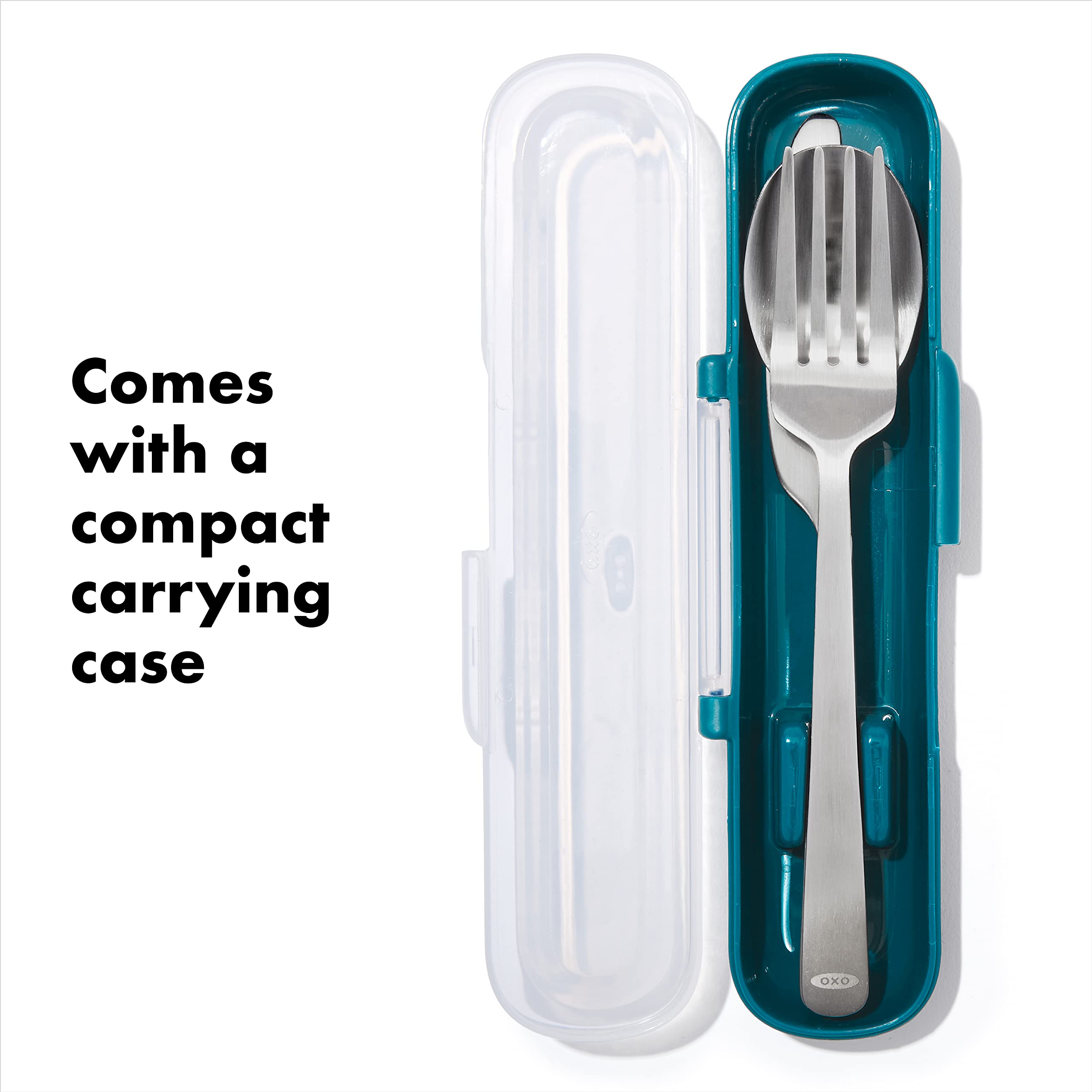OXO Good Grips Prep & Go eco-friendly stainless steel set reduces plastic waste