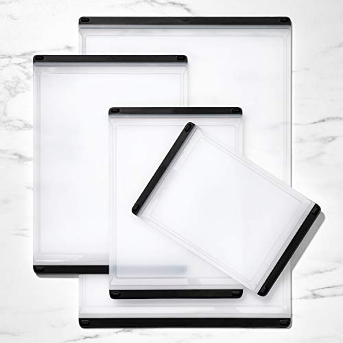 OXO Good Grips Prep Board meat and produce sides reduce cross-contamination.