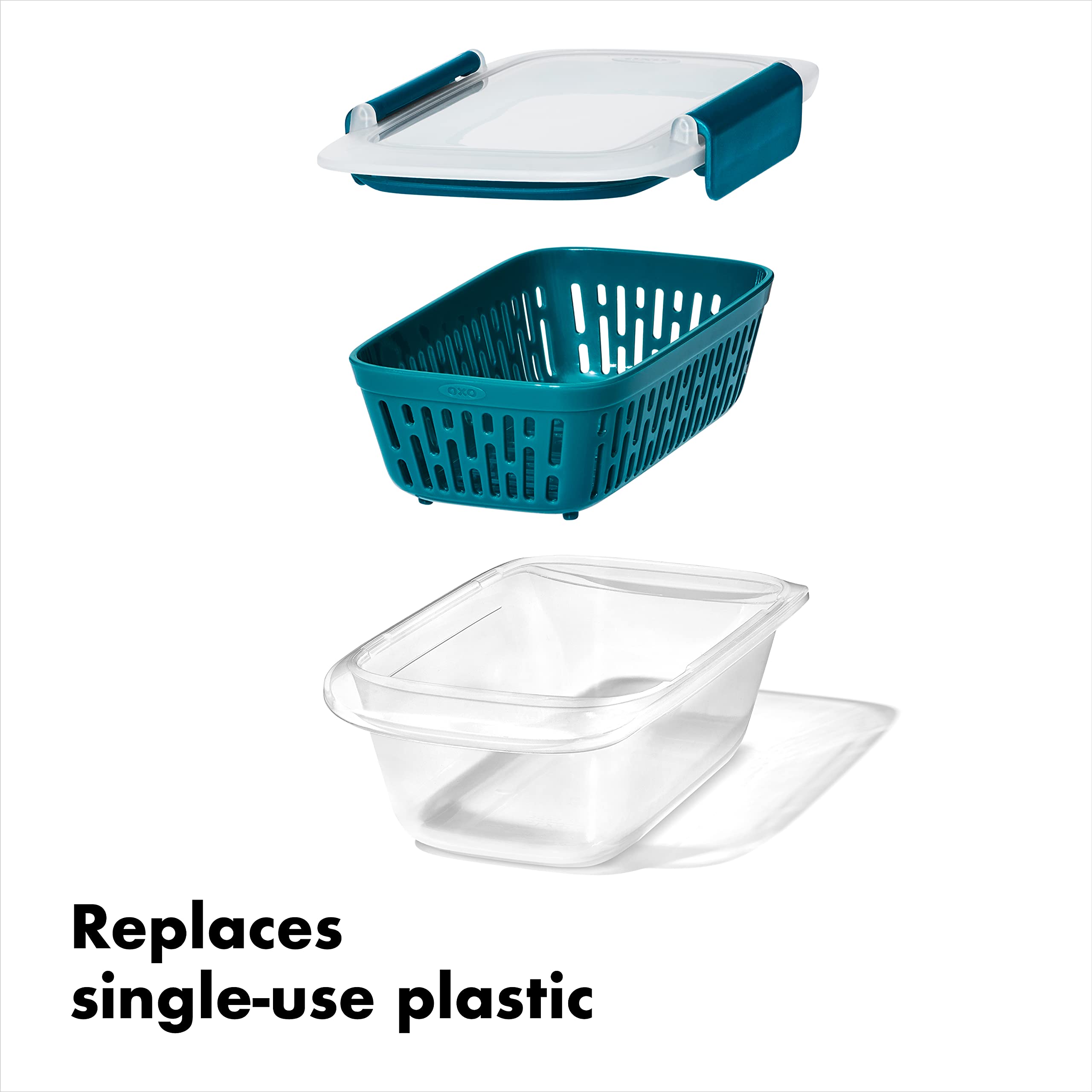 Dishwasher-safe OXO Prep & Go keeps cleanup quick and convenient