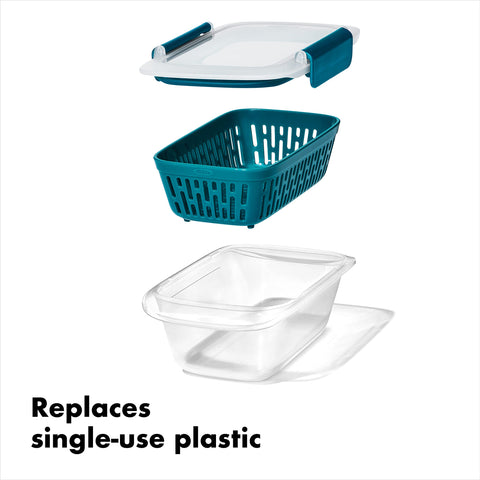 Dishwasher-safe OXO Prep & Go keeps cleanup quick and convenient