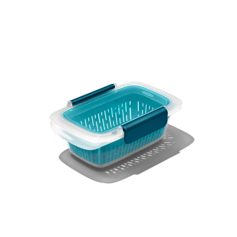 OXO Good Grips Prep & Go with colander—rinse produce and store it high and dry