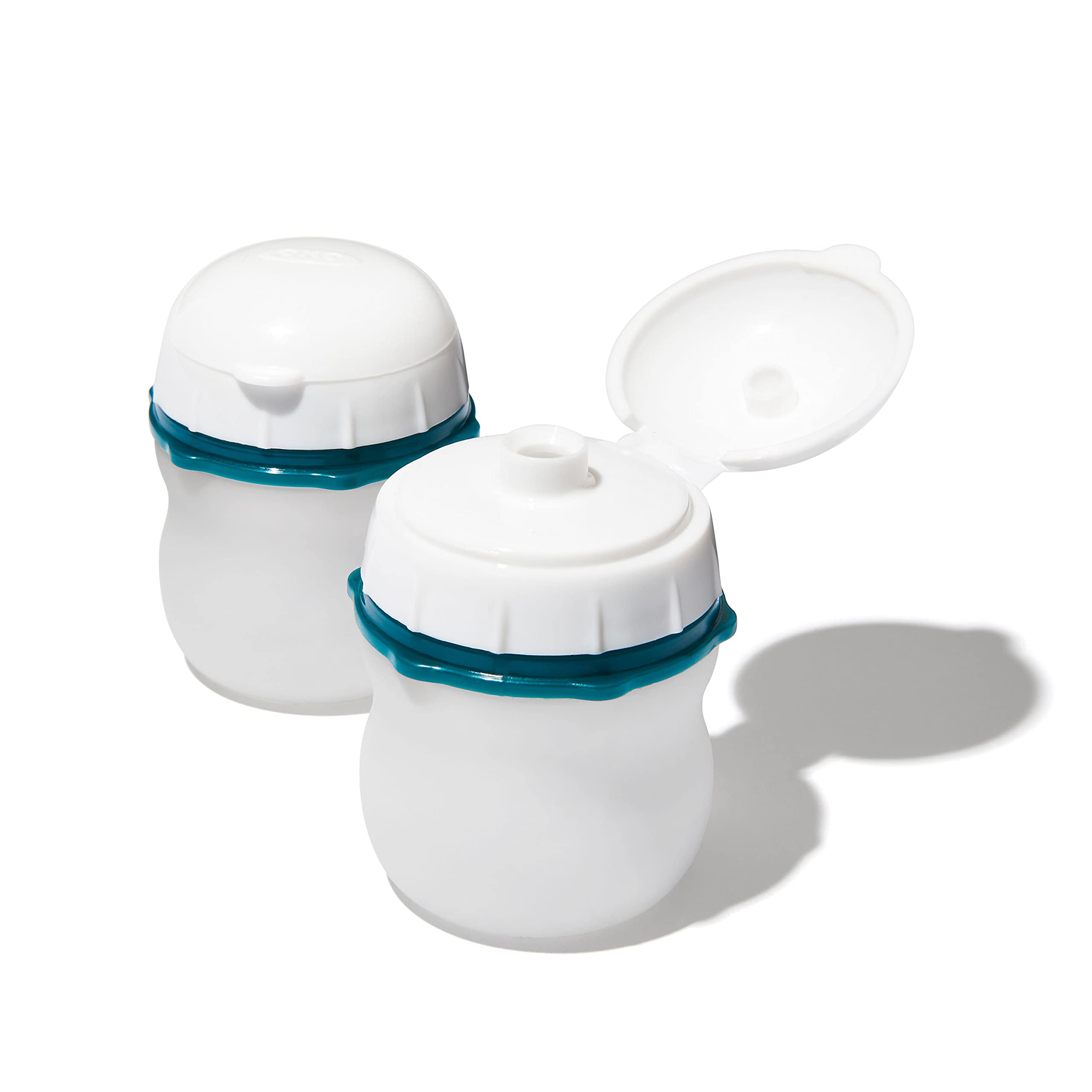 OXO Good Grips Prep & Go squeeze bottle shows wide mouth for easy filling and quick dressings.
