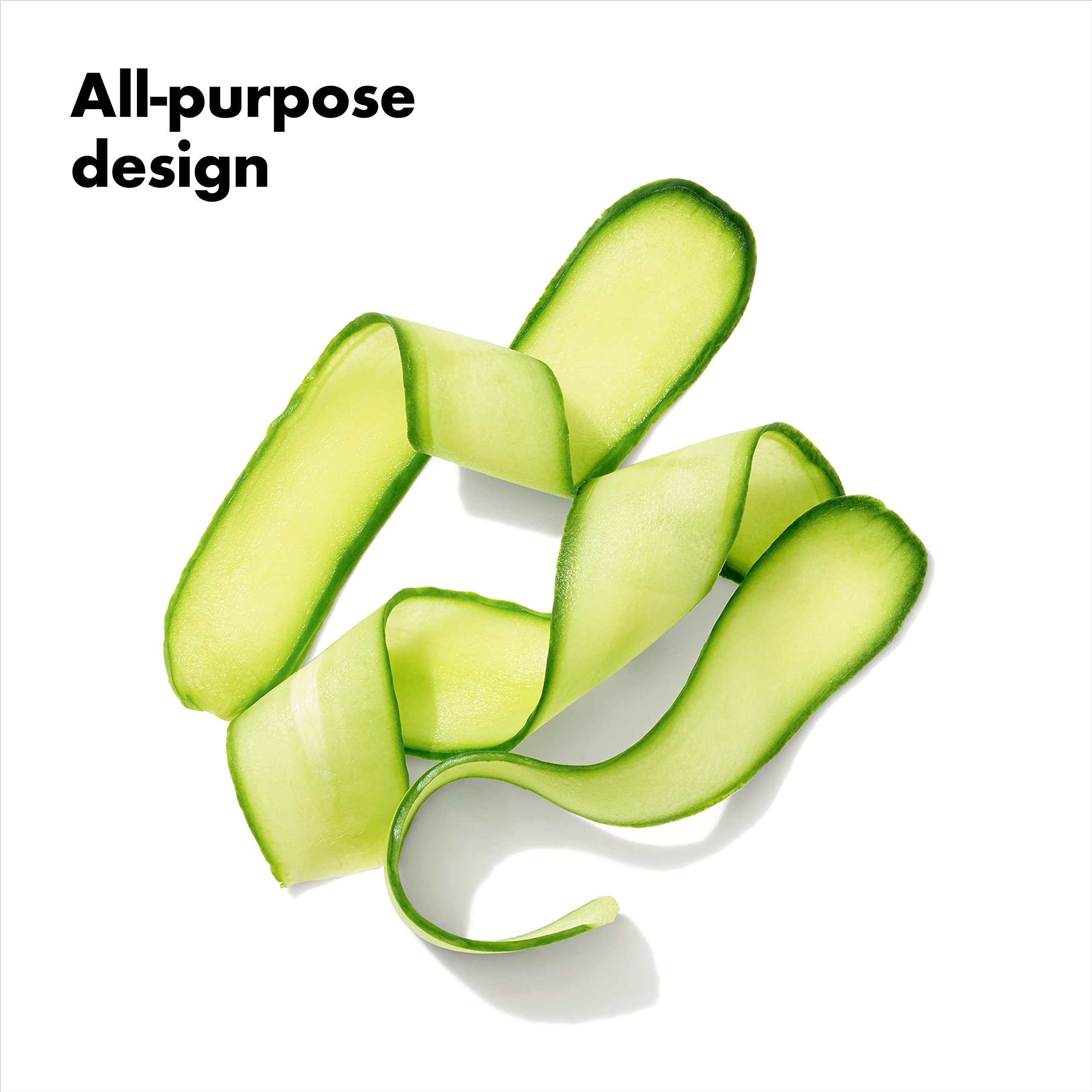 OXO Good Grips Pro Swivel Peeler with blemish-removal eye for quick prep.