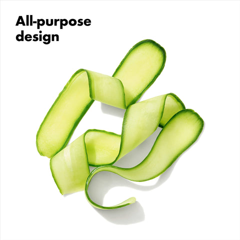 OXO Good Grips Pro Swivel Peeler with blemish-removal eye for quick prep.