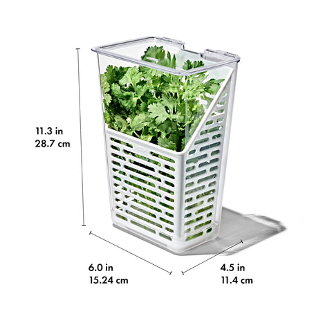 OXO Good Grips Herb Keeper is BPA-free and dishwasher safe.