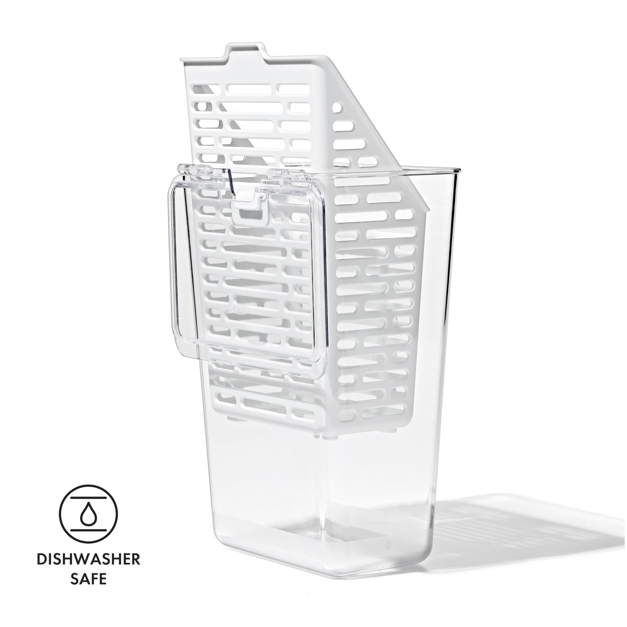 OXO Good Grips Herb Keeper narrow design saves fridge space.