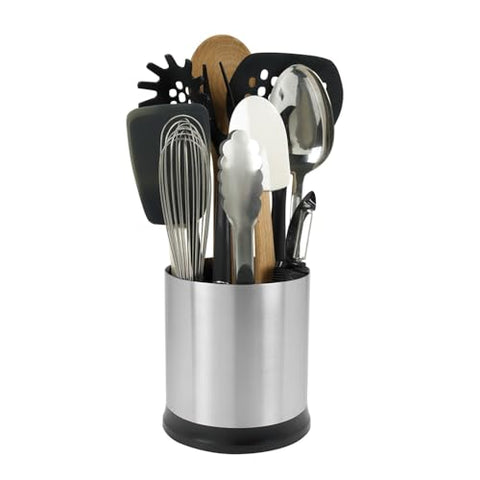 OXO Good Grips non-slip feet stabilize the holder on the countertop.