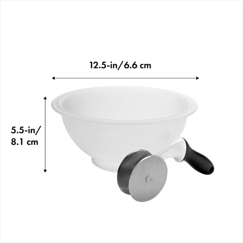 OXO Good Grips blades close-up show stainless steel slicing