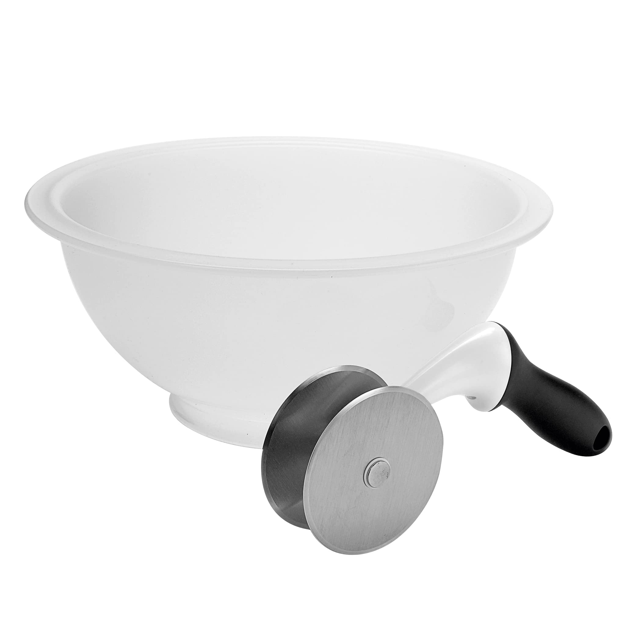 OXO Good Grips Salad Chopper with Bowl top view for quick chopped salads