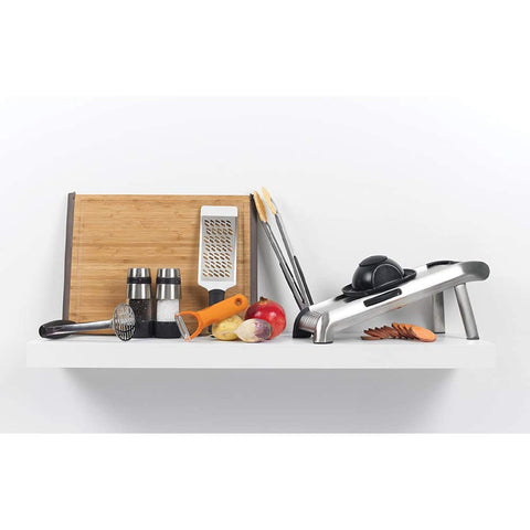 OXO Good Grips clear acrylic body highlights contents for quick seasoning checks.