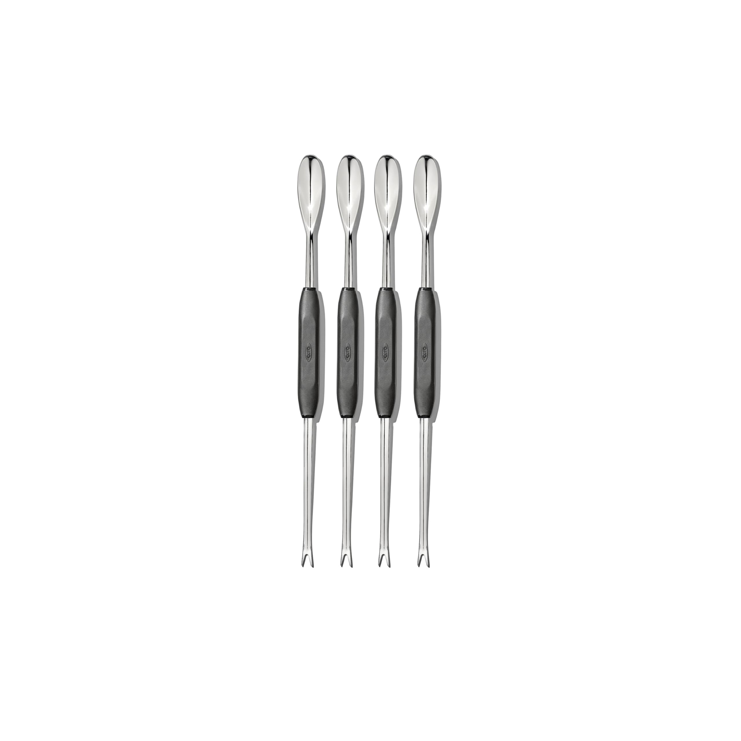 OXO Good Grips Seafood Picks assembled set of four doubles, ideal for precise meat extraction