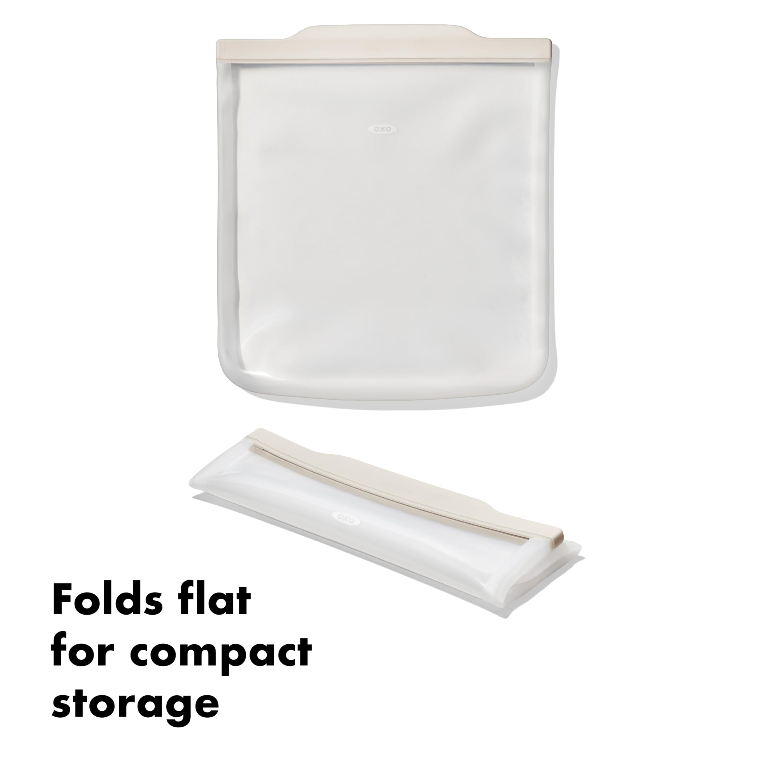 OXO Good Grips silicone bag inside-out cleaning makes thorough washing easy.