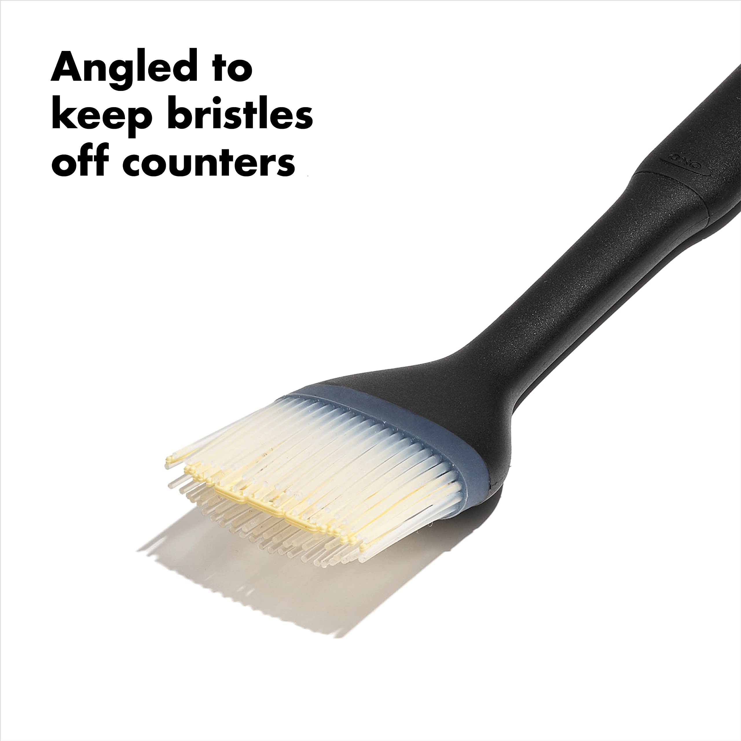 OXO Good Grips Silicone Basting Brush 10-inch length for easy reach.