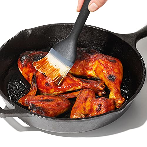 OXO Good Grips Basting Brush keeps bristles elevated for mess-free counters.