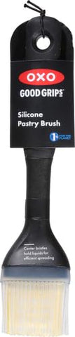 OXO Good Grips silicone basting brush small bristles-center-hole holds liquids for even coverage.