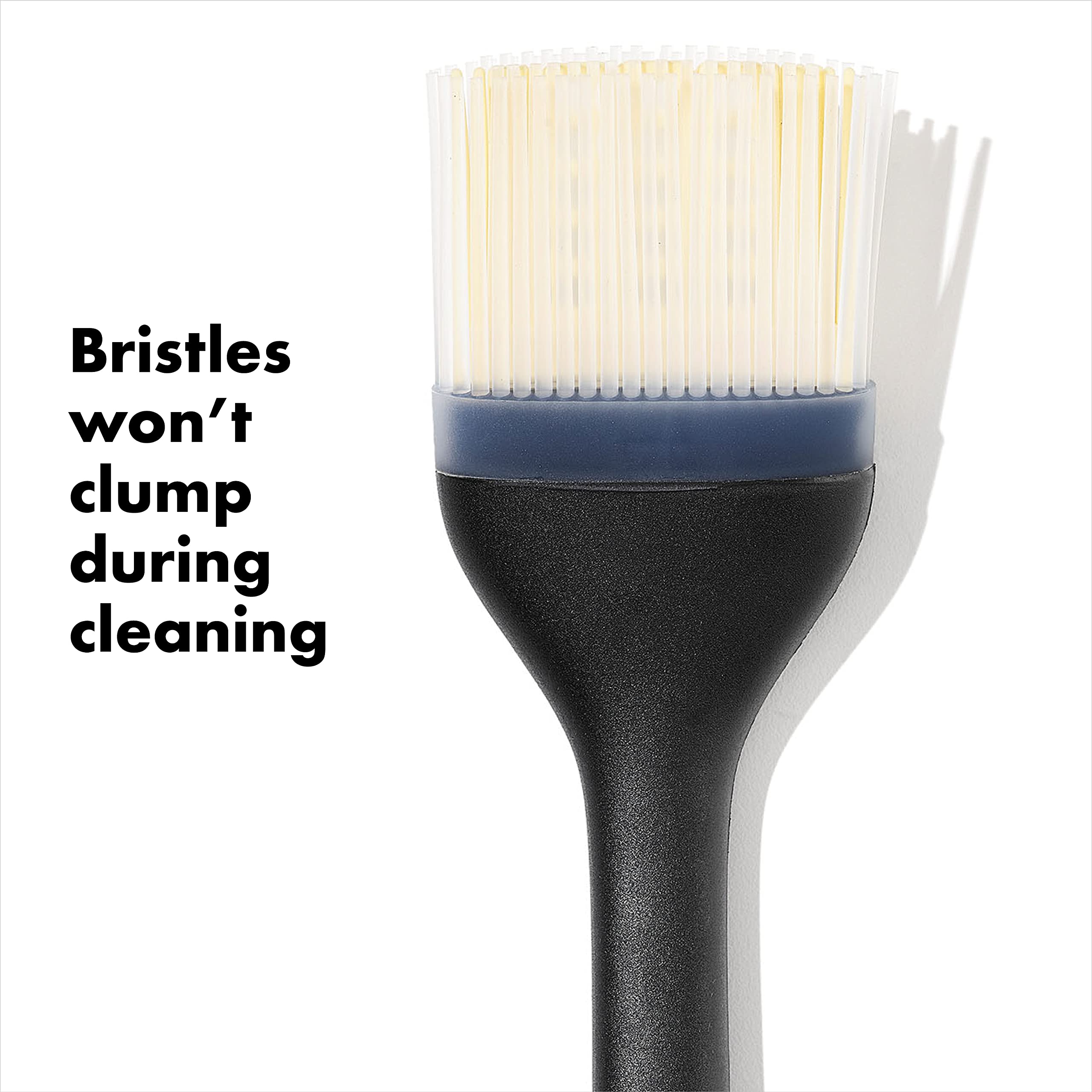 OXO Good Grips Silicone Basting Brush tapered outer bristles for delicate pastries.