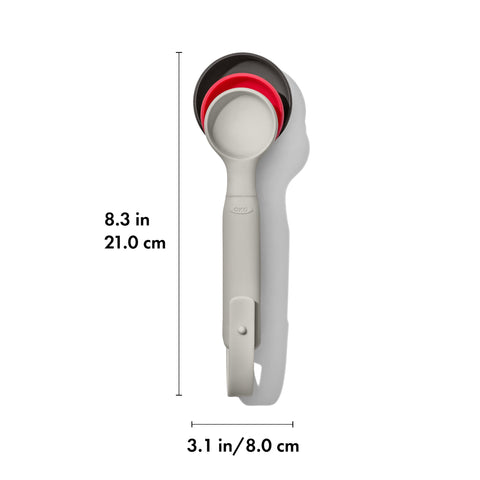 OXO Good Grips silicone cookie scoop is dishwasher safe for quick cleanup.