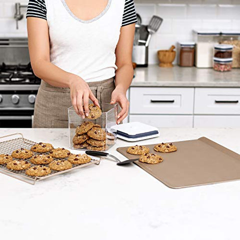 OXO Good Grips Silicone Cookie Spatula – soft non-slip grip for comfortable use.