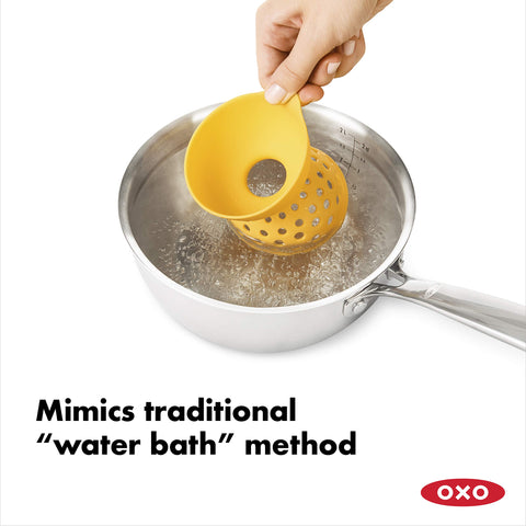 OXO Good Grips in-pot use demonstrating efficient water-based poaching