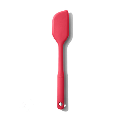 OXO Good Grips silicone spatula jam batter scoop from a bowl