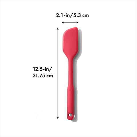OXO Good Grips silicone spatula jam is dishwasher safe for easy cleanup