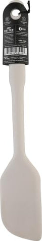 OXO Good Grips silicone everyday spatula long handle with nylon core enables tough tasks.